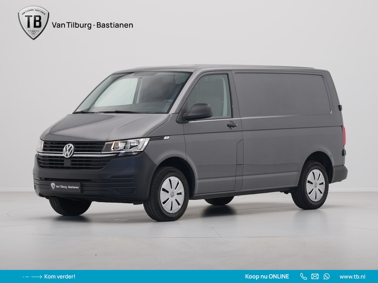 Volkswagen Transporter - 2.0 TDI 110pk L1H1 Airco Stoelverwarming Bluetooth Metallic - AutoWereld.nl