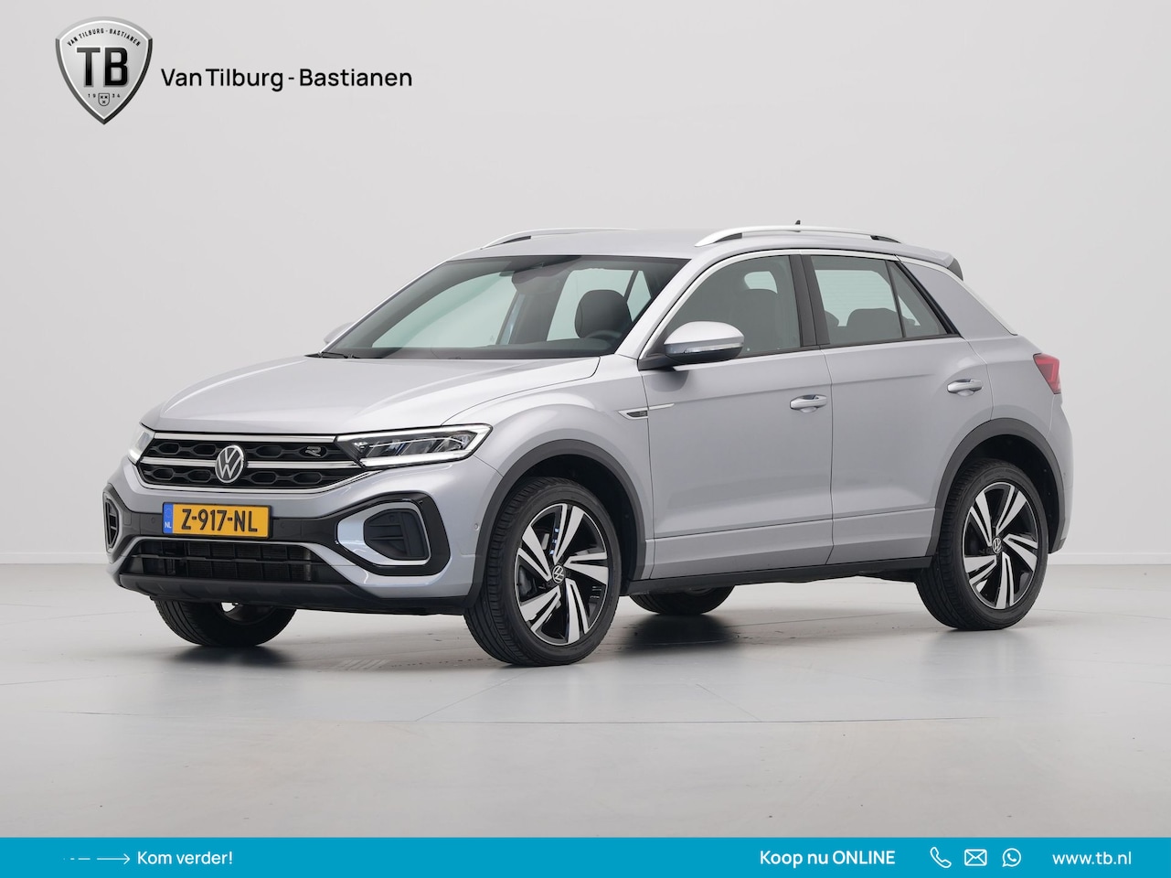 Volkswagen T-Roc - 1.5 TSI 150pk DSG R-Line Navi via App Pdc Clima Lm Velgen 301 - AutoWereld.nl