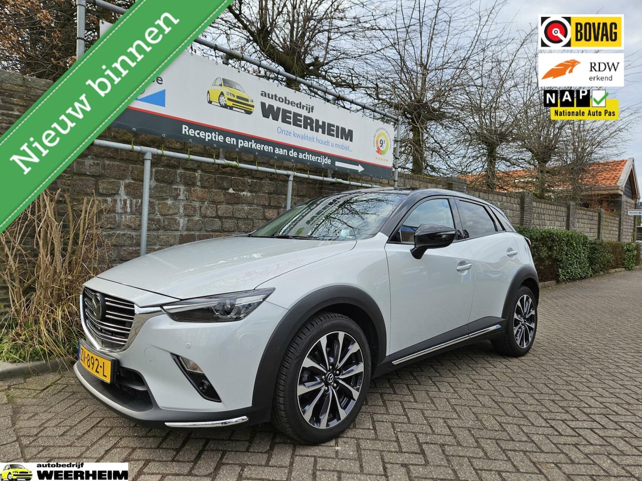 Mazda CX-3 - 2.0 SkyActiv-G 120 GT-M AUTOMAAT NIEUWSTAAT! NAP - AutoWereld.nl