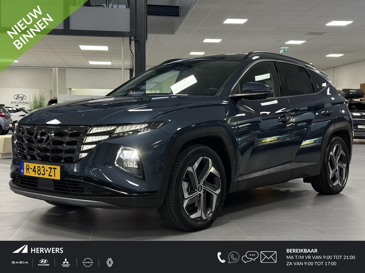 Hyundai Tucson - 1.6 T-GDI PHEV Premium 4WD / NL auto 1e eig / Trekhaak / Dealeronderhouden / Leer / Elektr - AutoWereld.nl