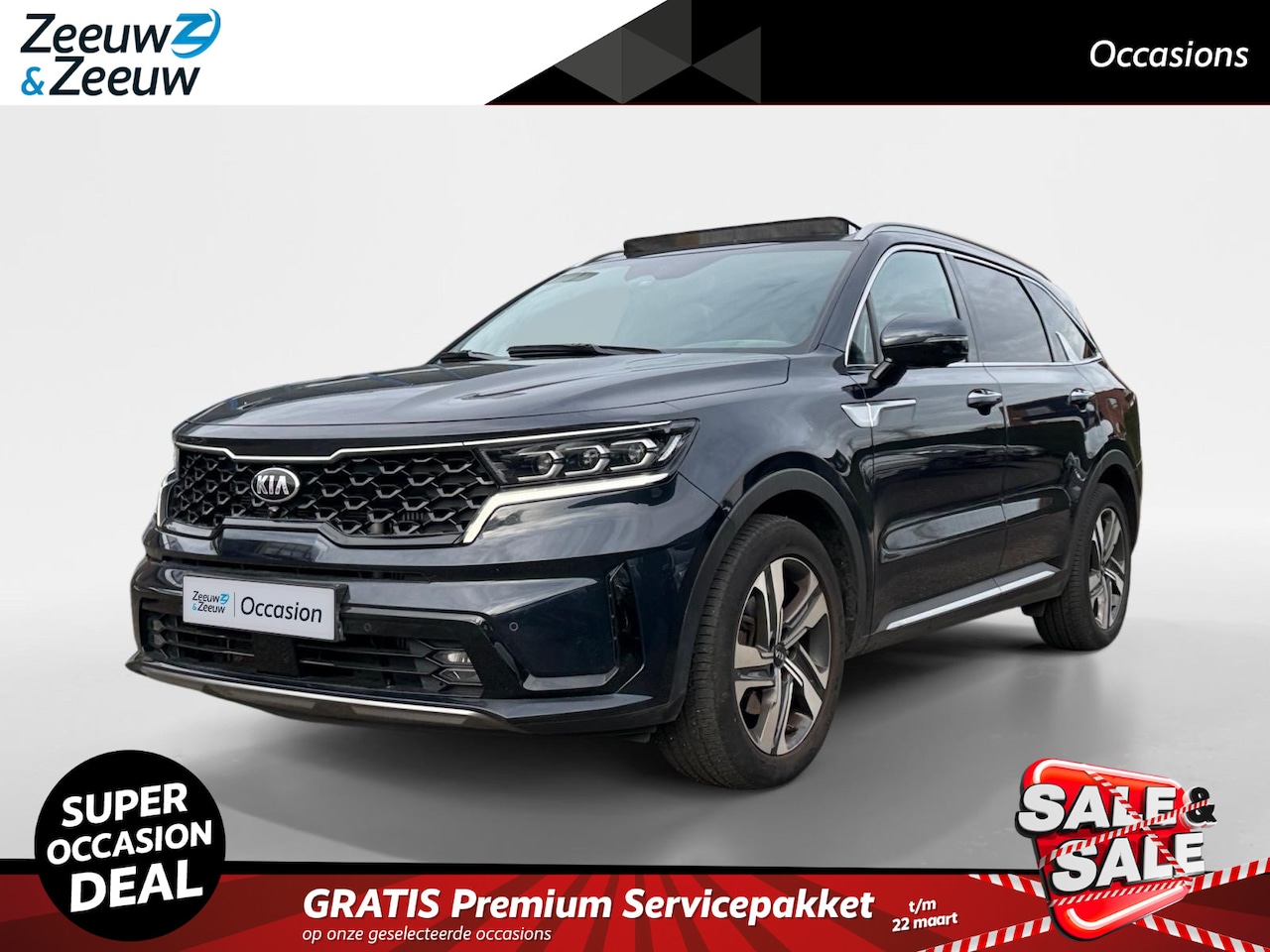 Kia Sorento - 1.6 T-GDI Plug-in Hybrid 4WD ExecutiveLine 7p. Trekhaak | Navigatie | Stoel verwarming + v - AutoWereld.nl