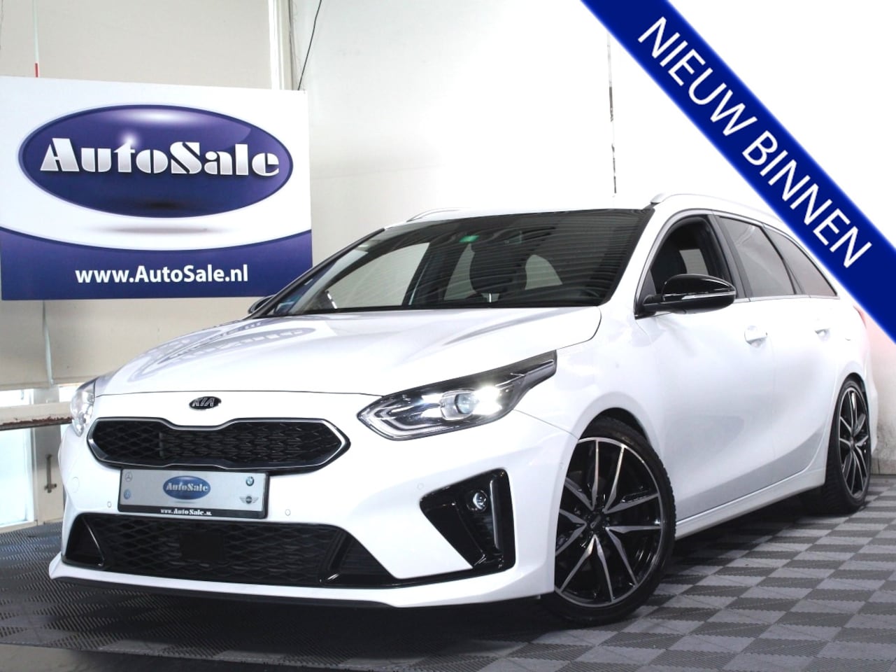 Kia Cee'd Sportswagon - Ceed 1.4 T-GDi GT-Line AUT ACC CARPLAY LEER STUUR/STOELVW '19 - AutoWereld.nl