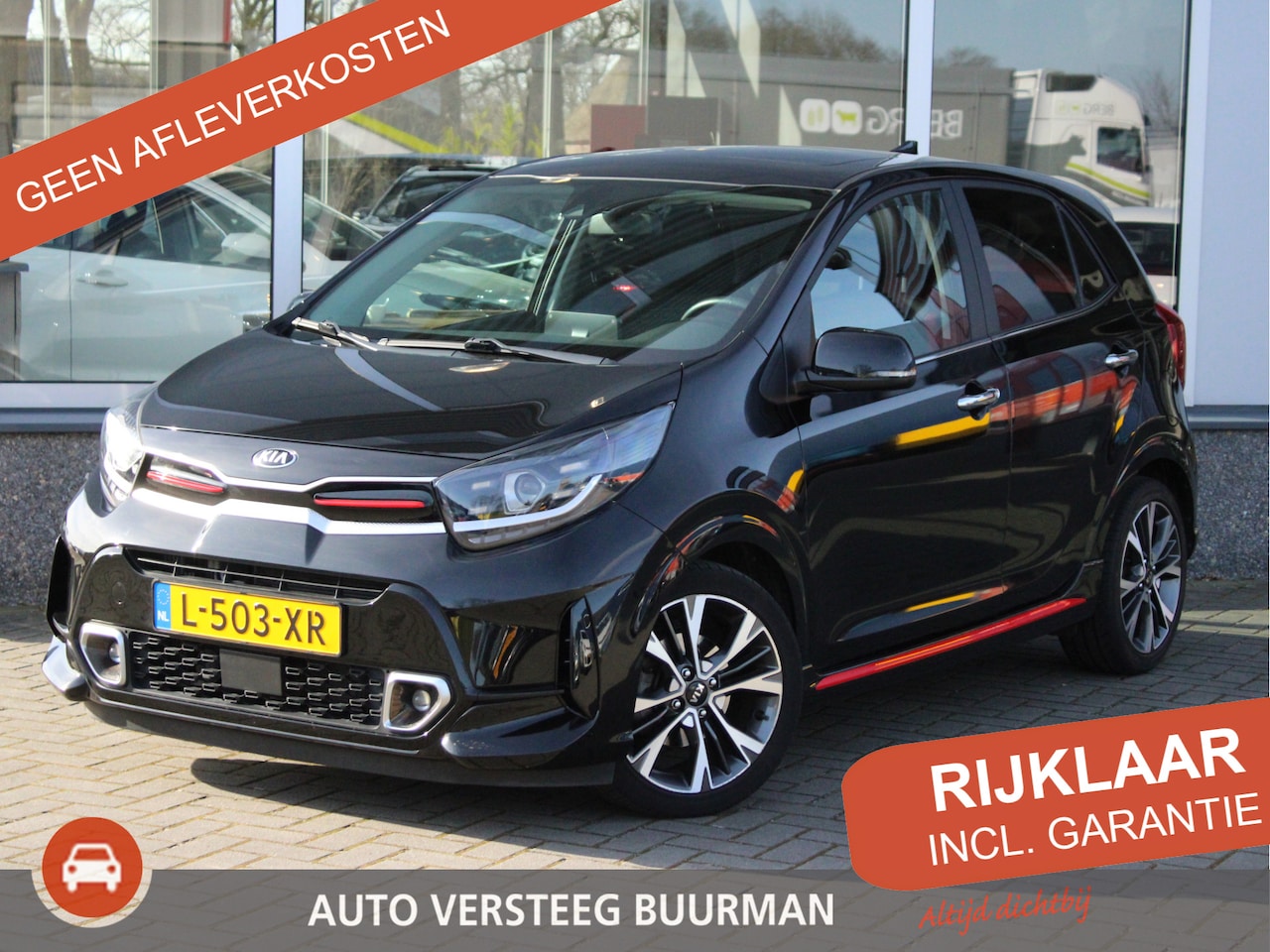 Kia Picanto - 1.0 T-GDi GT-Line 5p Trekhaak, Elektrisch Schuifdak, Lederen Bekleding, Cruise en Climate - AutoWereld.nl