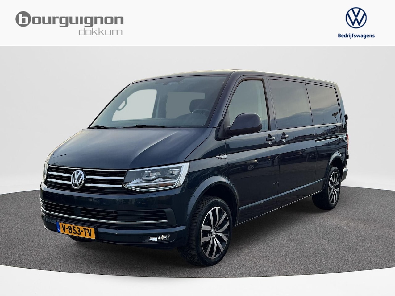 Volkswagen Transporter - 2.0 TDI L2H1 DC Highline 150Pk | LED | Trekhaak | Automaat | - AutoWereld.nl