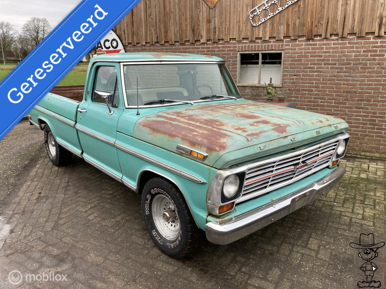 Ford F100 - USA ranger pick-up v8 360 1969 - AutoWereld.nl