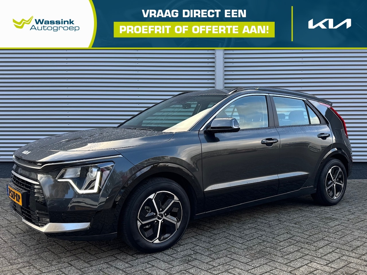 Kia Niro - 1.6 GDi Hybrid 141pk DCT6 DynamicLine | Navigatie | Climate | Parkeersensoren voor | - AutoWereld.nl