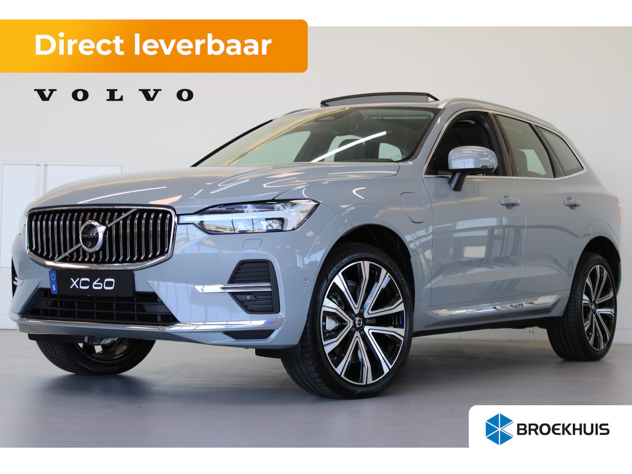 Volvo XC60 - T6 350PK AWD Ultra Bright | Gelam Glas | Luchtvering | 360º view | HUD | Alarm | Gelam Gla - AutoWereld.nl