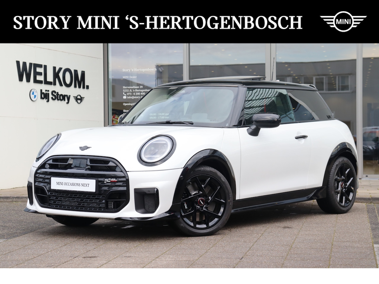 MINI Cooper - Hatchback C Automaat / JCW / Pakket M / 17" John Cooper Works Sprint Spoke black - AutoWereld.nl