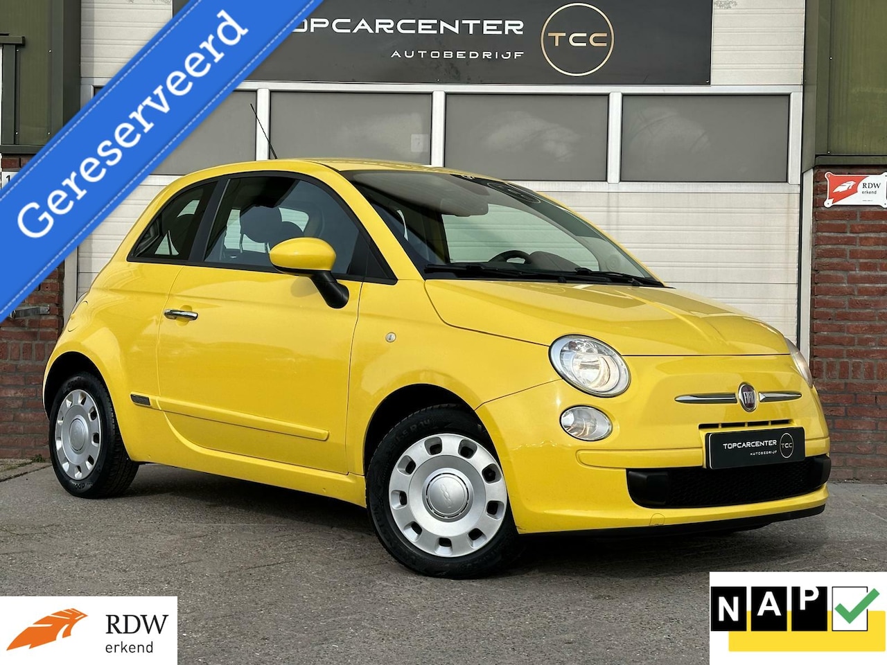 Fiat 500 - 1.2 Pop/AIRCO/PARKS/CRUISE/APK/NAP - AutoWereld.nl