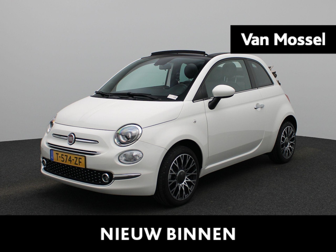 Fiat 500 C - 1.0 Hybrid Dolcevita | Cabrio | Navigatie | Climate control | Parkeersensoren - AutoWereld.nl