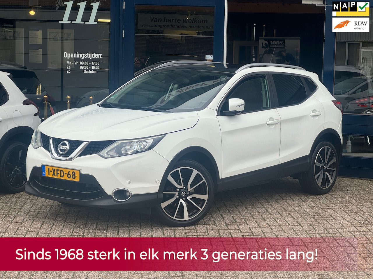 Nissan Qashqai - 1.2 Tekna! NL AUTO NAP! Pano l Leder l Camera 360 l Navi l Cruise l PDC l LED l LMV l NIEU - AutoWereld.nl