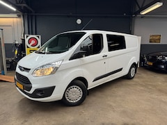 Ford Transit Custom - 290 2.2 TDCI L2H1 Trend DC, 6 zits, Cruise Contr, Airco, Elektrische ramen, Trekhaak, Voor