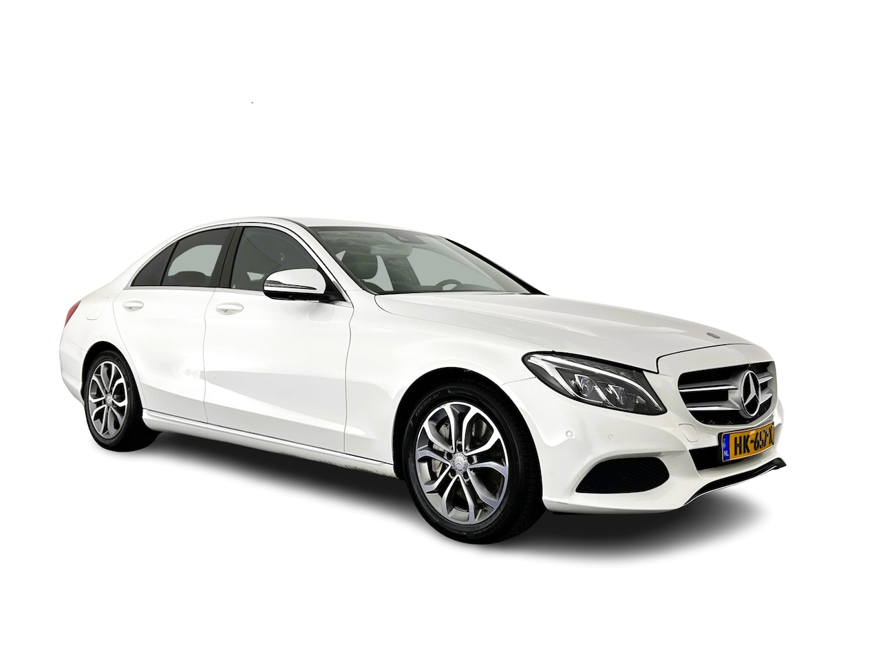 Mercedes-Benz C-klasse - 350 e Lease Edition Aut. *FULL-LED | BURMESTER-SOUND | 1/2LEATHER | SURROUND-VIEW | AIRMAT - AutoWereld.nl