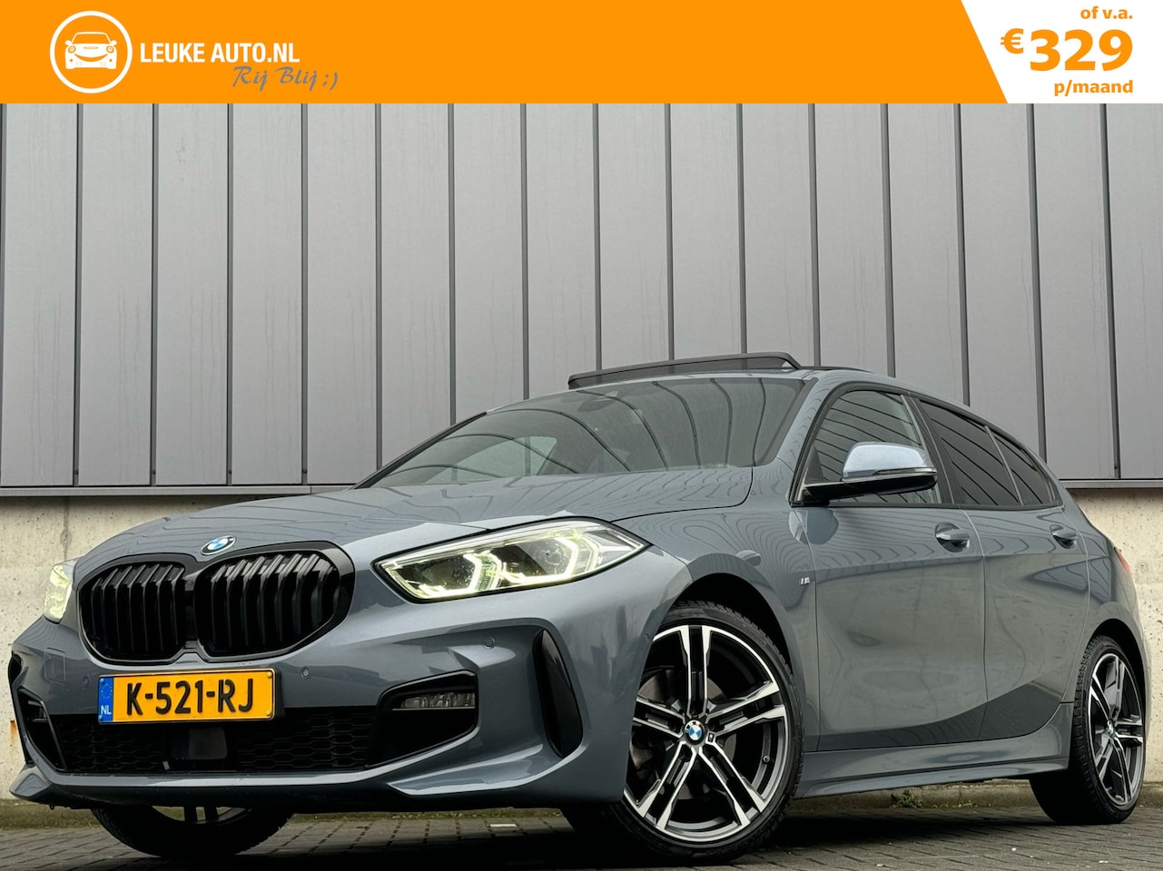 BMW 1-serie - 118i 140PK Automaat M-Sport Shadow Pano Camera *Storm Bay* - AutoWereld.nl