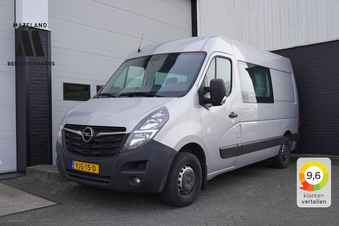 Opel Movano - 2.3 Turbo 150PK L2H2 Dubbele Cabine EURO 6 - Airco - Navi - Cruise - Camera - € 21.950,- E - AutoWereld.nl