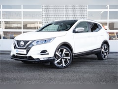 Nissan Qashqai - 1.3 DIG-T Tekna + | Leder+geheugen | Panoramadak | Camera | Trekhaak