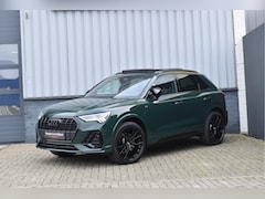 Audi Q3 - 45 TFSI e 245 Pk S-Line Goodwood Green Pano Navi Leder Matrix Trekhaak 20 Inch