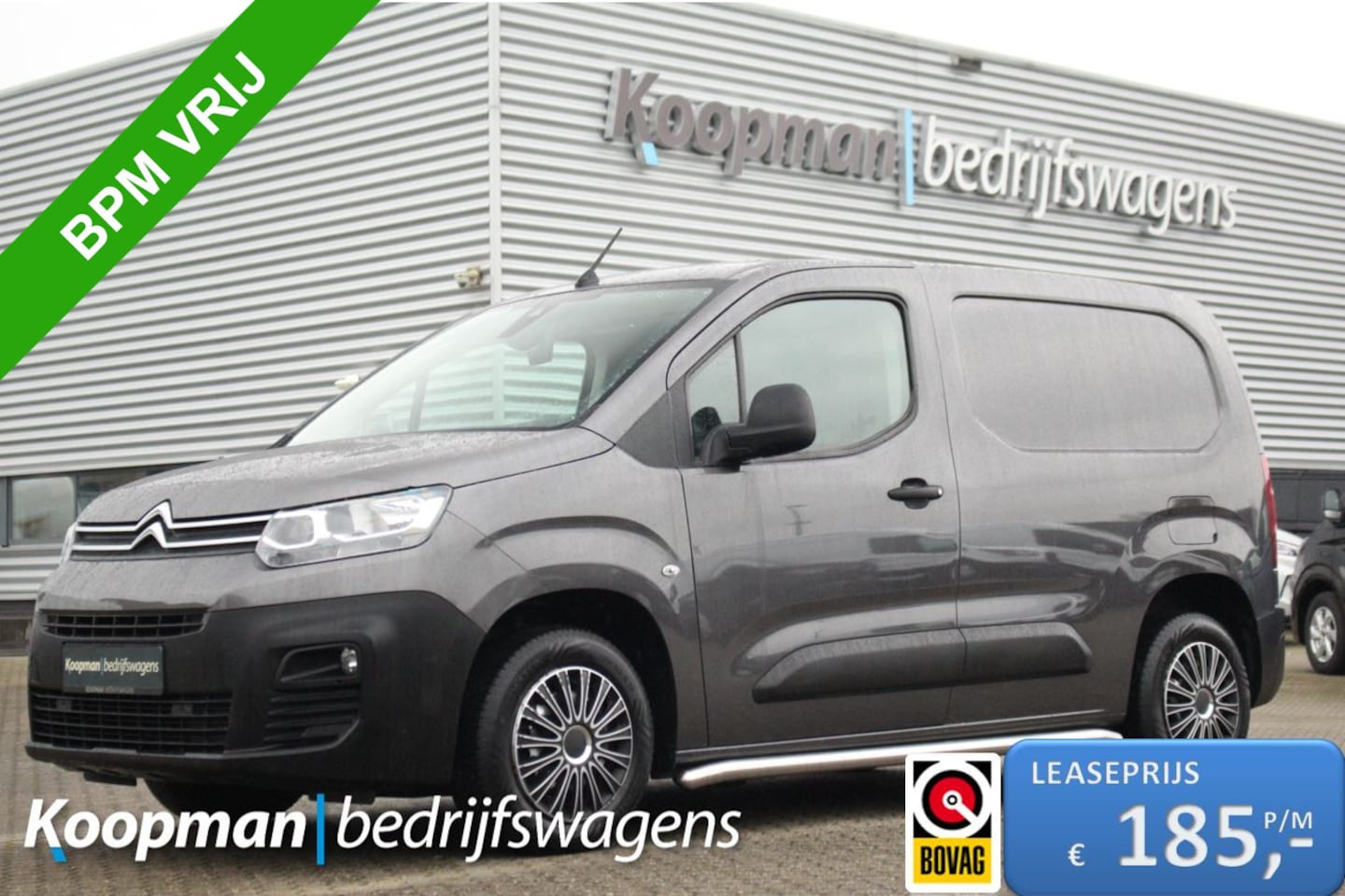 Citroën Berlingo - 1.6BlueHDI 100pk Driver L1 | Camera | Cruise | Sidebars | Navi | Lease 185,- p/m - AutoWereld.nl