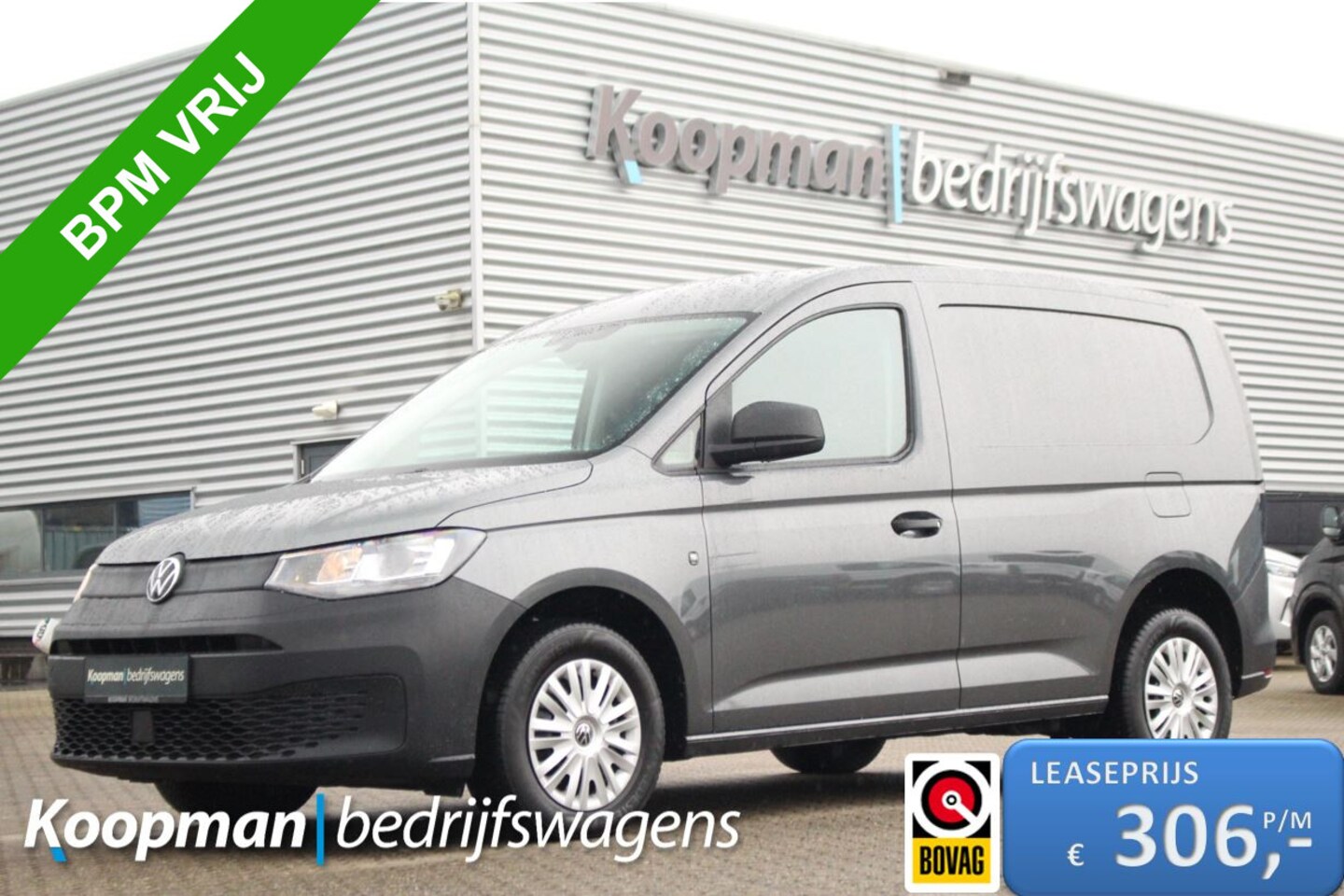 Volkswagen Caddy Cargo - 2.0TDI Comfort L1 | Cruise | Trekhaak | Carplay/Android | Lease 306,- p/m - AutoWereld.nl