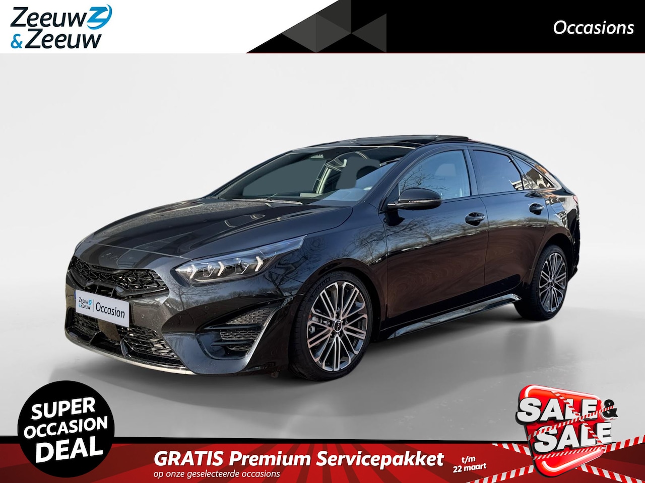 Kia Pro cee'd - 1.5 T-GDi GT-PlusLine Black on Black | Panoramadak | Automaat | Resterende fabrieksgaranti - AutoWereld.nl