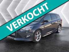 Ford Focus Wagon - 1.6 EcoBoost Titanium | Leder | Navi | All-Season Banden | Cruise | Dakrails | PDC Voor +