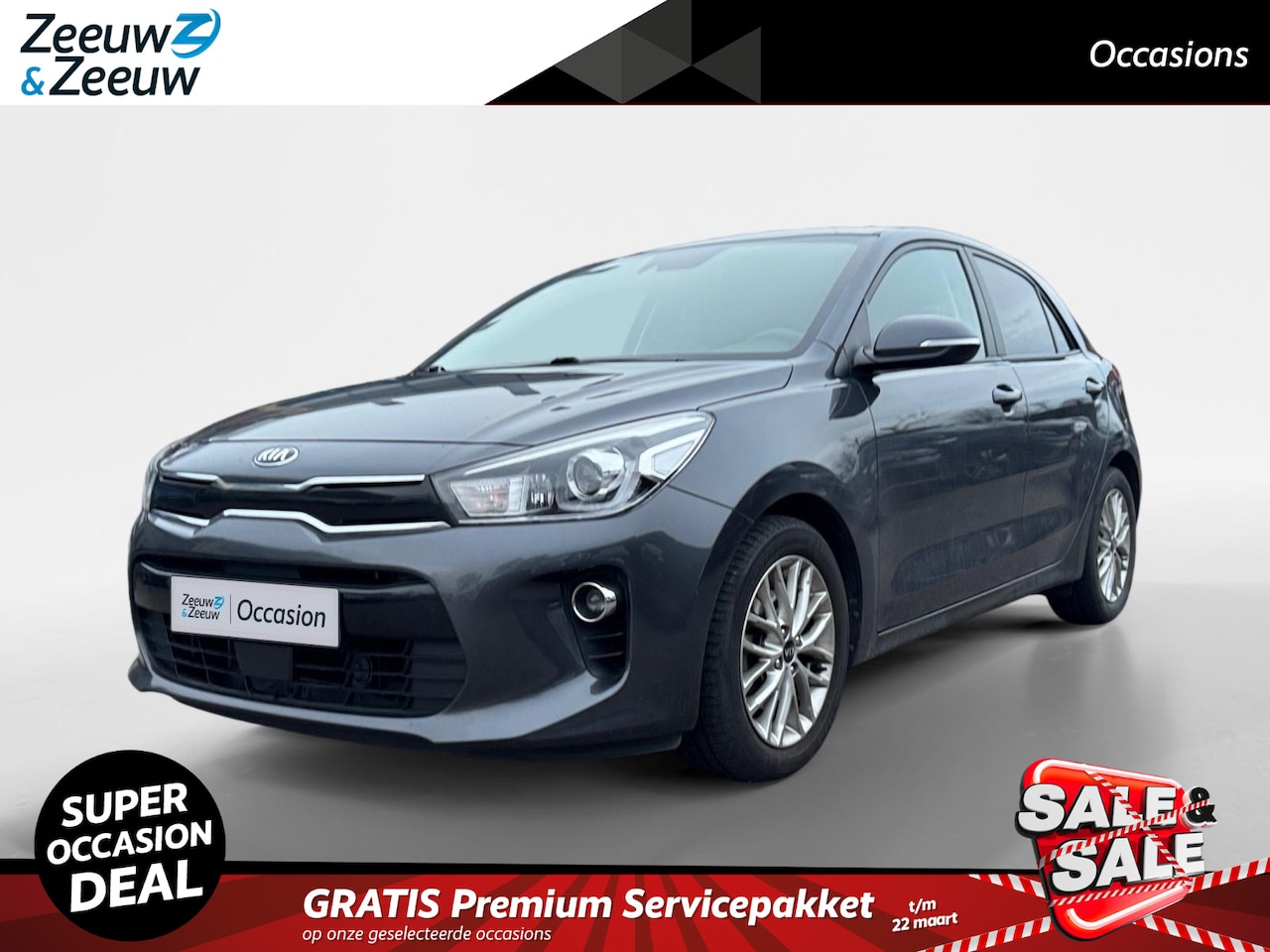 Kia Rio - 1.0 TGDI DynamicLine | Dealer onderhouden | Navi | Airco | Bluetooth | Camera | Cruise con - AutoWereld.nl