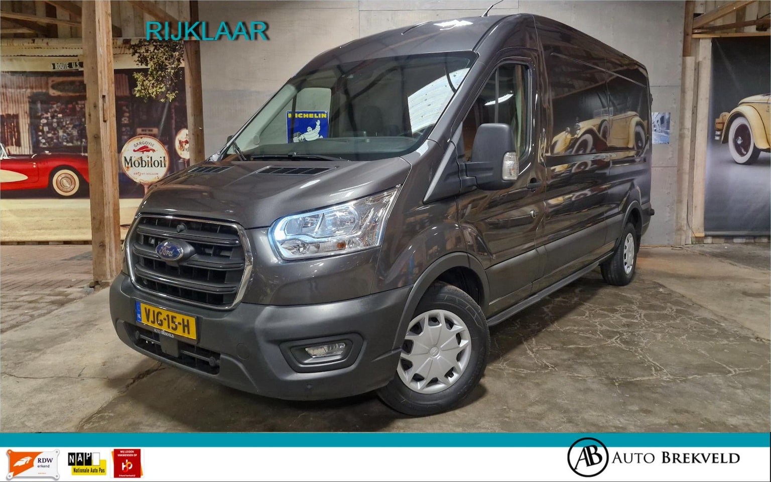 Ford Transit - 350 2.0 TDCI L3H3 Trend 130PK | Rijklaar | Camera | Cruise | Airco | - AutoWereld.nl