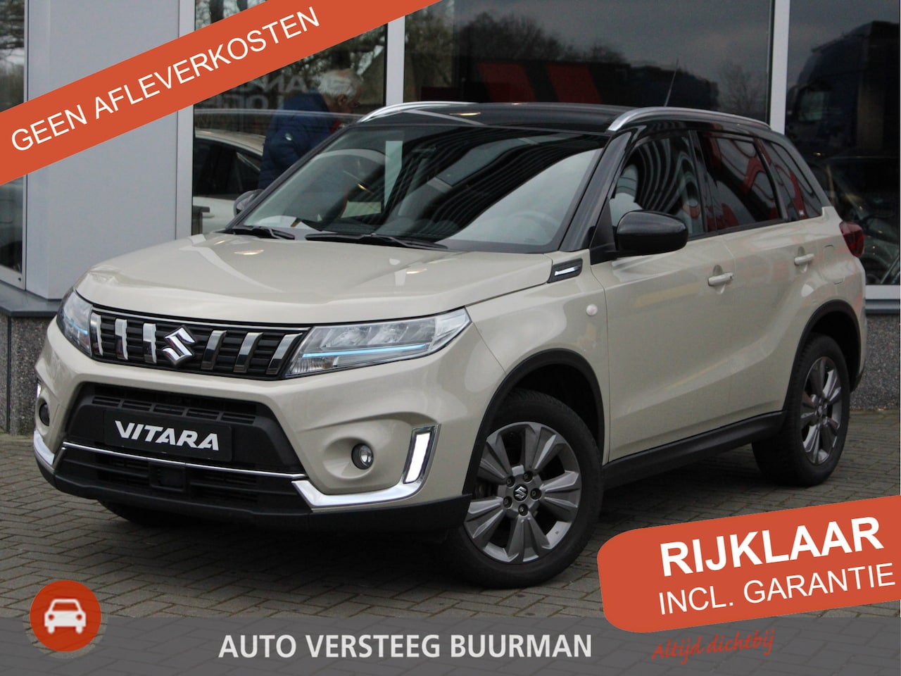 Suzuki Vitara - 1.4 Boosterjet Select Smart Hybrid Automaat Adaptieve Cruise en Climate Control, Carplay/A - AutoWereld.nl