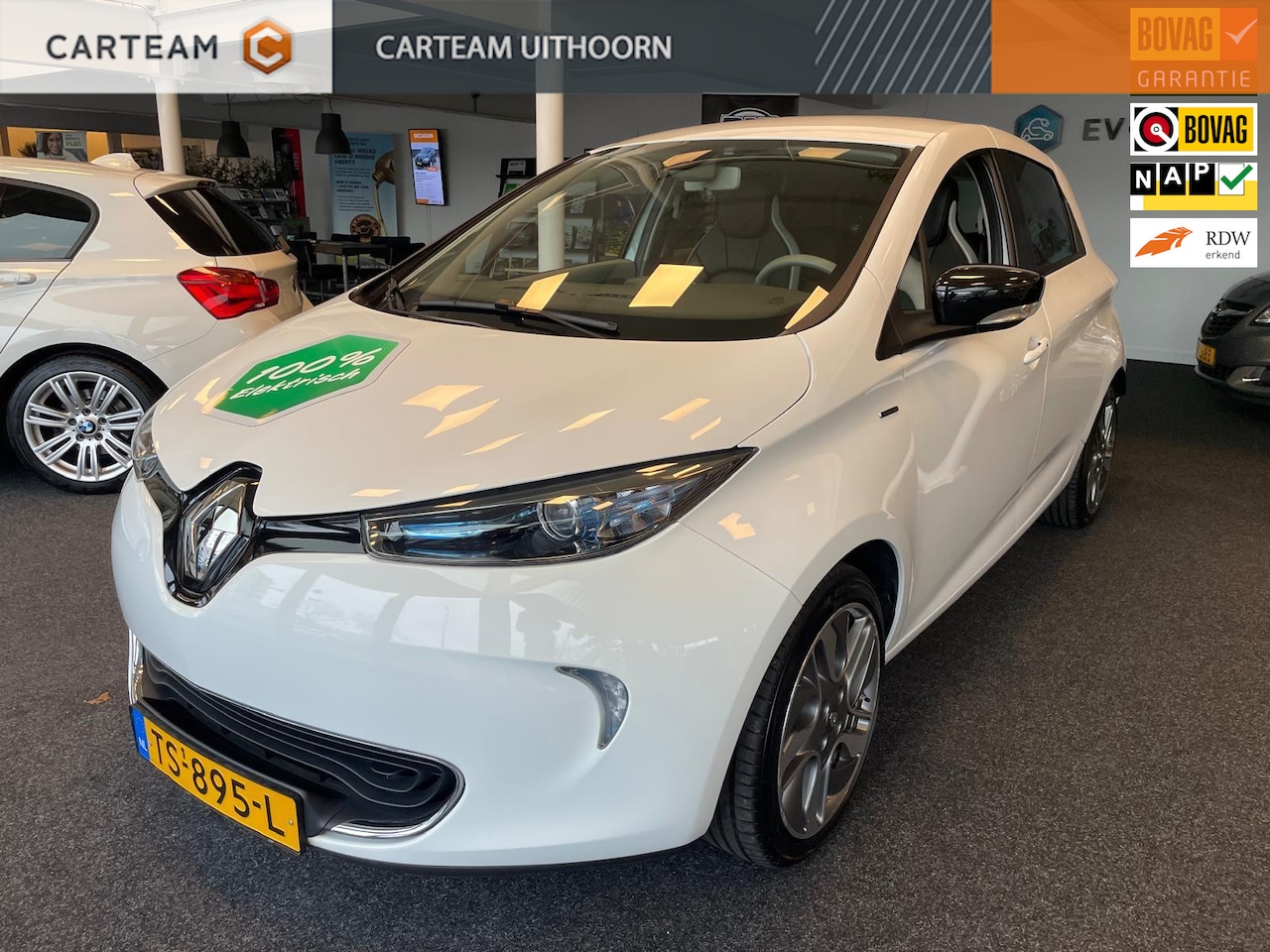 Renault Zoe - R90 Intens 41 kWh, EIGEN ACCU !! Leer, stoel verwarming, Navigatie, Bose audio systeem, Tr - AutoWereld.nl