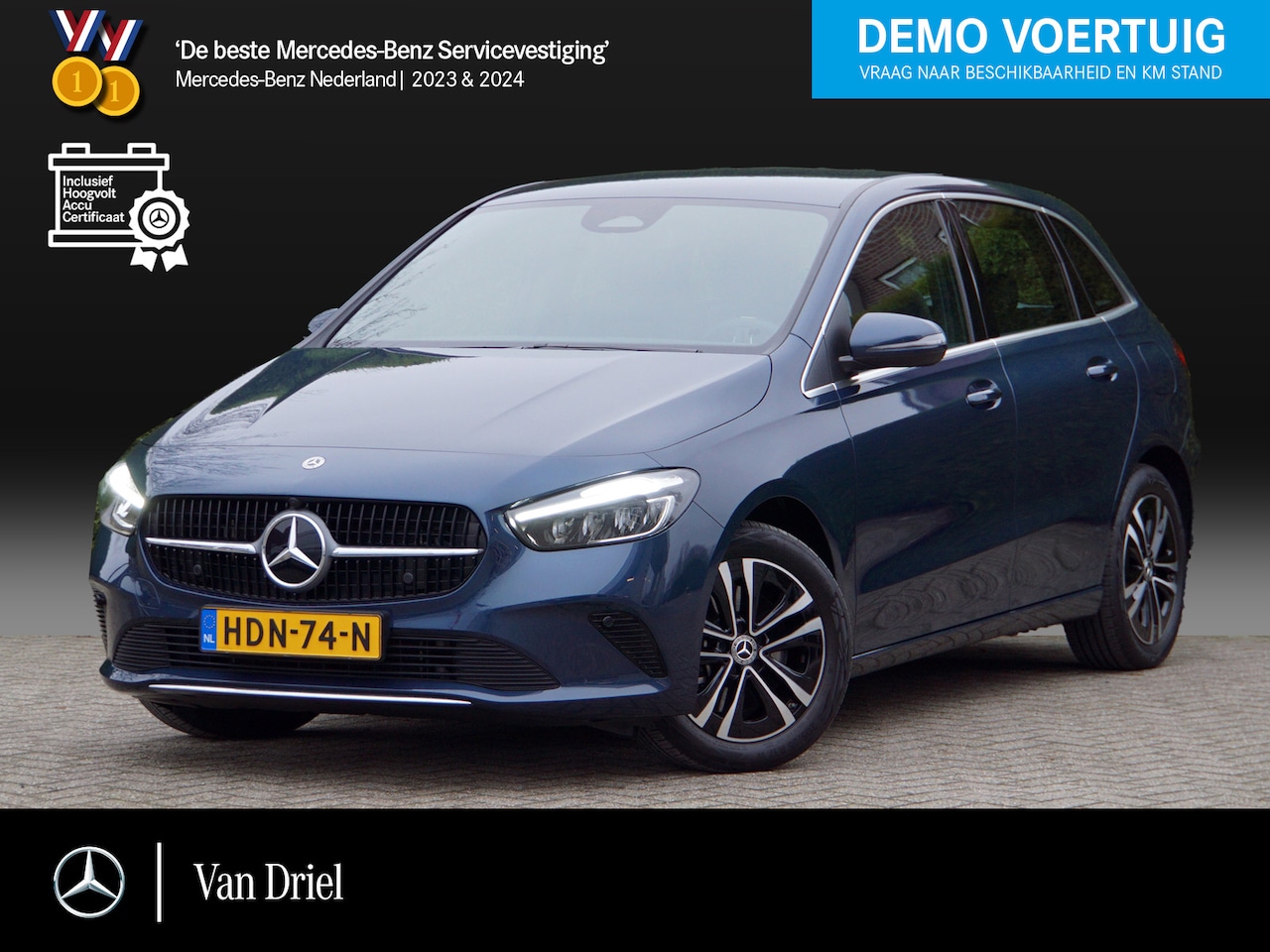 Mercedes-Benz B-klasse - B 250 e Facelift Luxury | Camera Widescreen Stuurverwarming - AutoWereld.nl