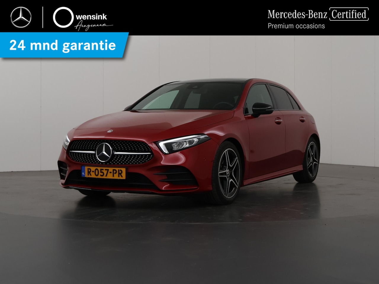 Mercedes-Benz A-klasse - 180 AMG Line | Panoramadak | Achteruitrijcamera | Lederen bekleding | Stoelverwarming | Sf - AutoWereld.nl