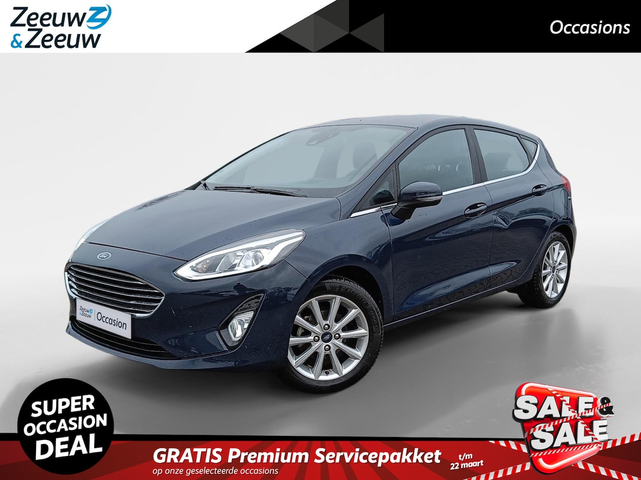 Ford Fiesta - 1.0 EcoBoost Titanium 39.000km! | 1E Eigenaar | Navigatiesysteem - AutoWereld.nl