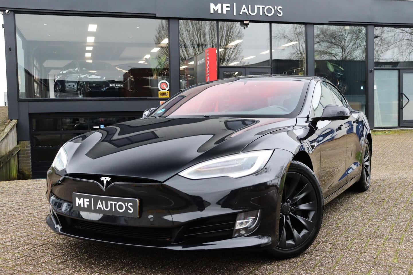 Tesla Model S - 75D Base|Pano|Luchtvering|Camera|Black Pack - AutoWereld.nl