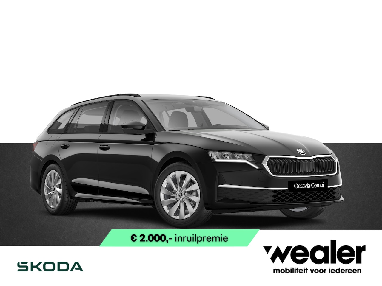 Skoda Octavia Combi - Business Edition 1.5 TSI 115 PK | DSG automaat | Trekhaak | 17" Lichtmetalen velgen | Wint - AutoWereld.nl