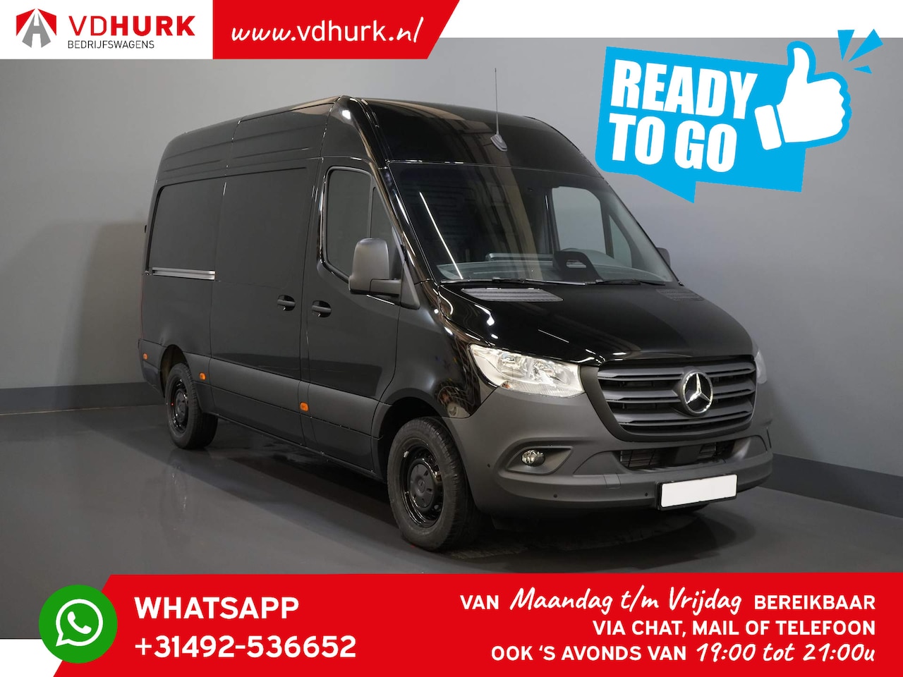 Mercedes-Benz Sprinter - 317 CDI Aut. L2H2 BPM VRIJ! 3.5t Trekverm./ Betimmerd/ Camera/ Cruise/Trekhaak/ Opstap/ Ge - AutoWereld.nl