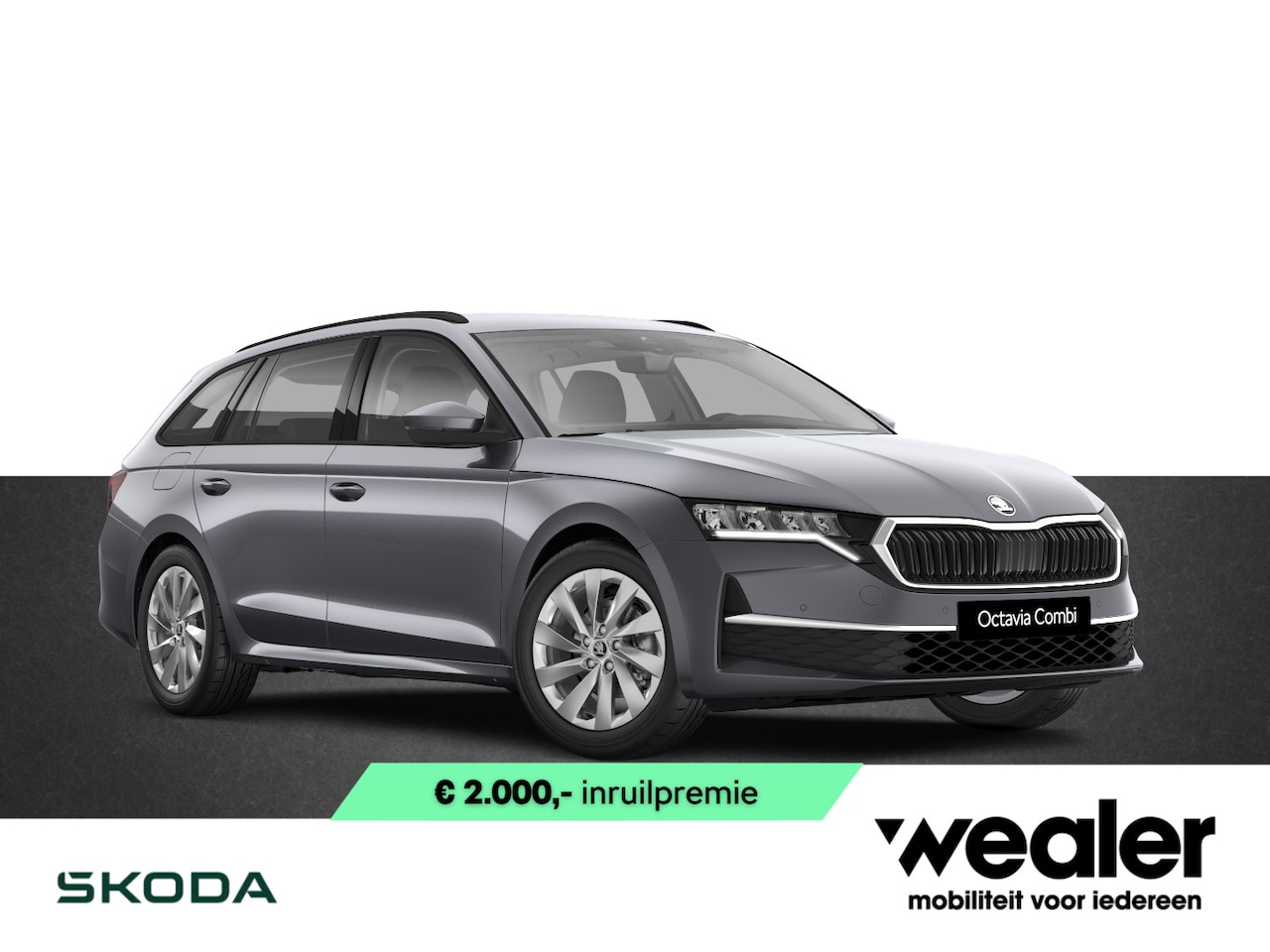 Skoda Octavia Combi - Business Edition 1.5 TSI 115 PK | DSG automaat | Trekhaak | 17" Lichtmetalen velgen | Wint - AutoWereld.nl