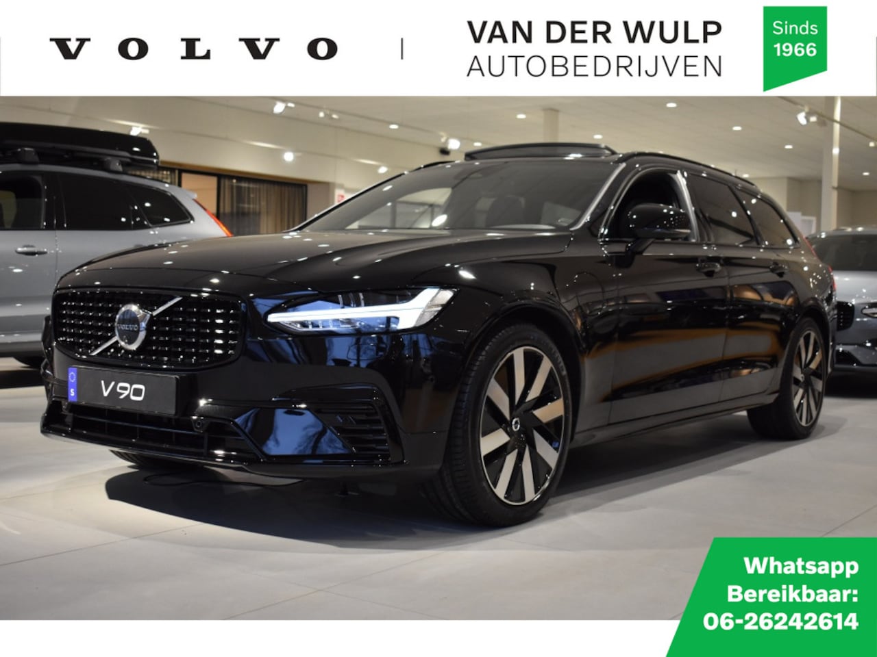 Volvo V90 - T6 350pk AWD Ultimate Dark | Schuifdak | Harman Kardon | 360 cam - AutoWereld.nl