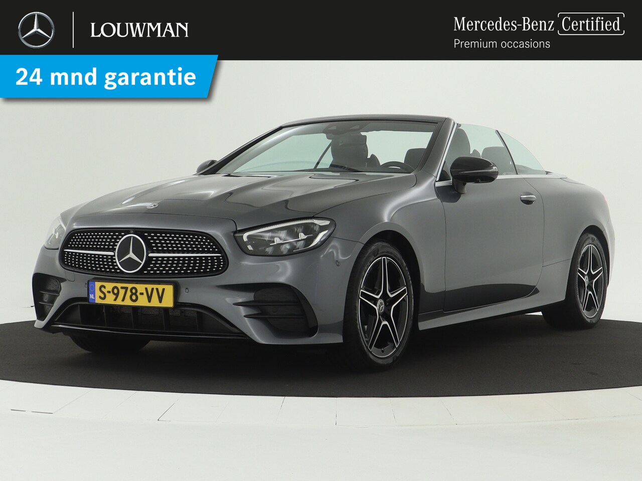 Mercedes-Benz E-klasse Cabrio - 200 AMG-line | Night pack | Rijassistentie pack | Burmester | Leer icm Memory seats | Airs - AutoWereld.nl