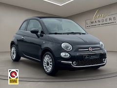 Fiat 500 C - 1.2 Lounge 2017 ZWART | Cabrio | Apple CarPlay | Benzine | PDC