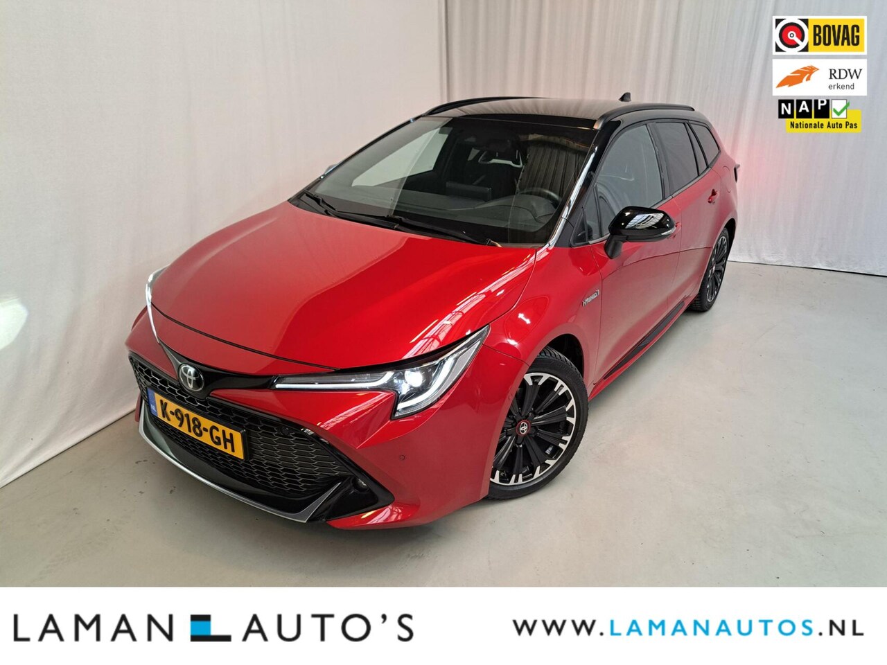 Toyota Corolla Touring Sports - 1.8 Hybrid 122pk GR-Sport | CarPlay Halfleder ECC ACC LED 17" LMV Camera Trekhaak Metallic - AutoWereld.nl