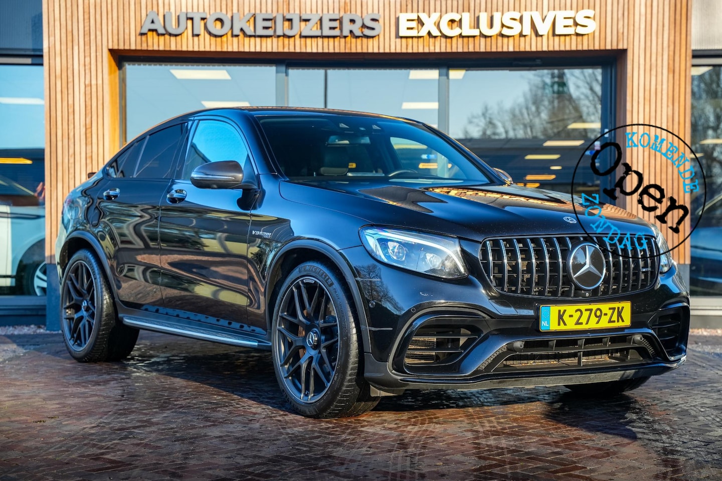 Mercedes-Benz GLC-klasse Coupé - AMG 63 S 4MATIC+ Panoramadak HUD Adapt. Cruise Burmester Nappaleder Trekhaak - AutoWereld.nl