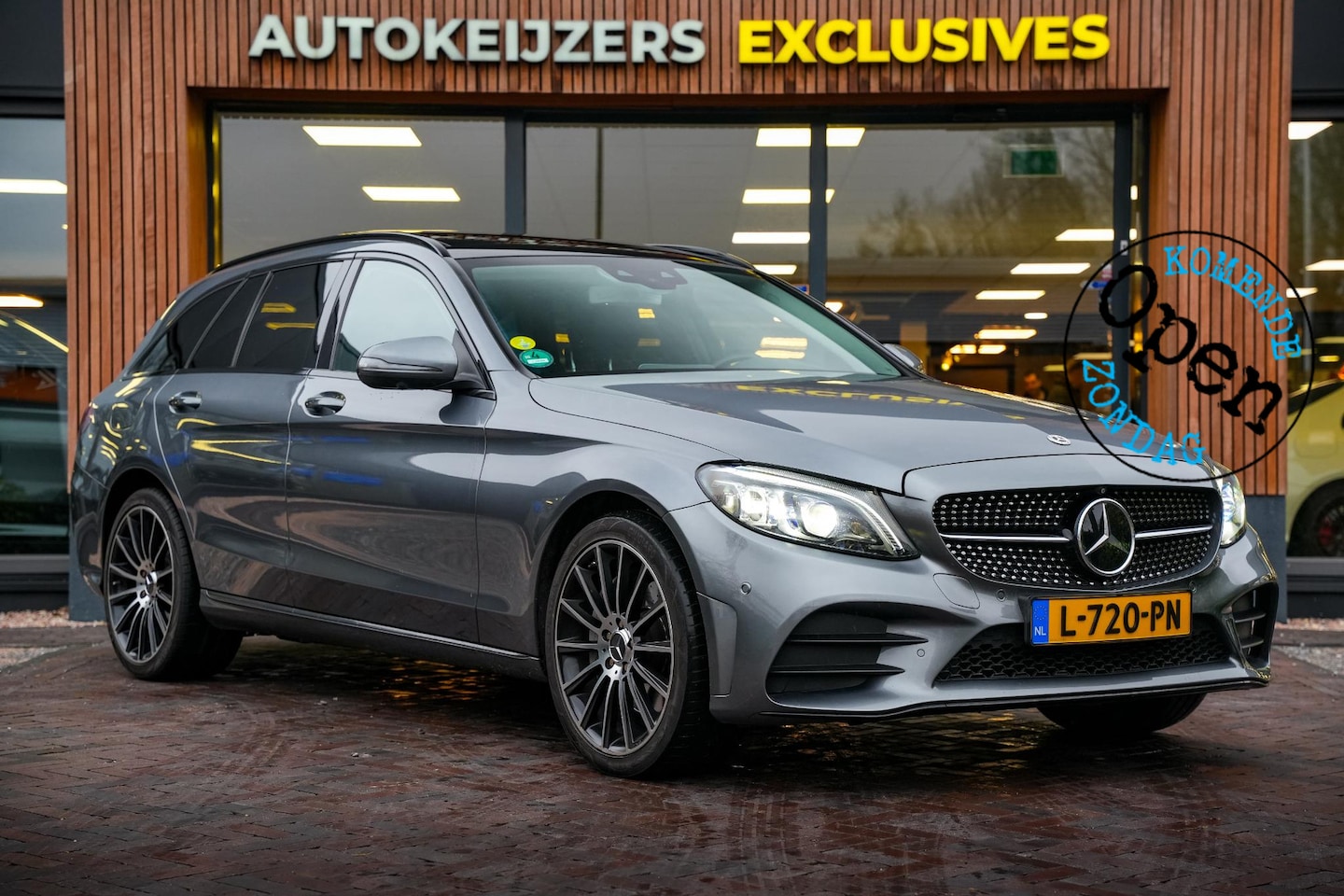 Mercedes-Benz C-klasse Estate - 300 d 4MATIC Premium Plus Pack Panodak Burmester Memory Ambient Virtual ACC Trekhaak Leer - AutoWereld.nl