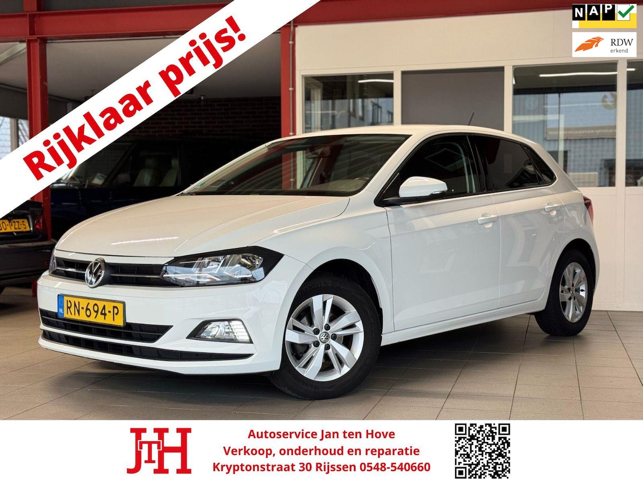 Volkswagen Polo - 1.0 TSI Comfortline*Navi*App-Connect*Adaptive CruiseControl*95PK*LMV* - AutoWereld.nl