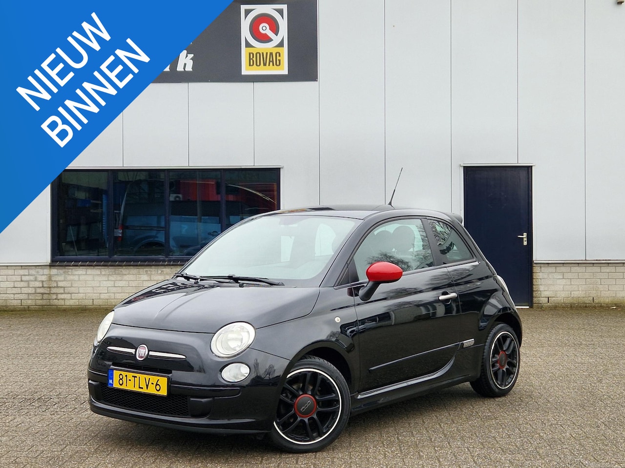 Fiat 500 - TwinAir 86PK HALF-LEDER SPOILER APK 12-2025! - AutoWereld.nl