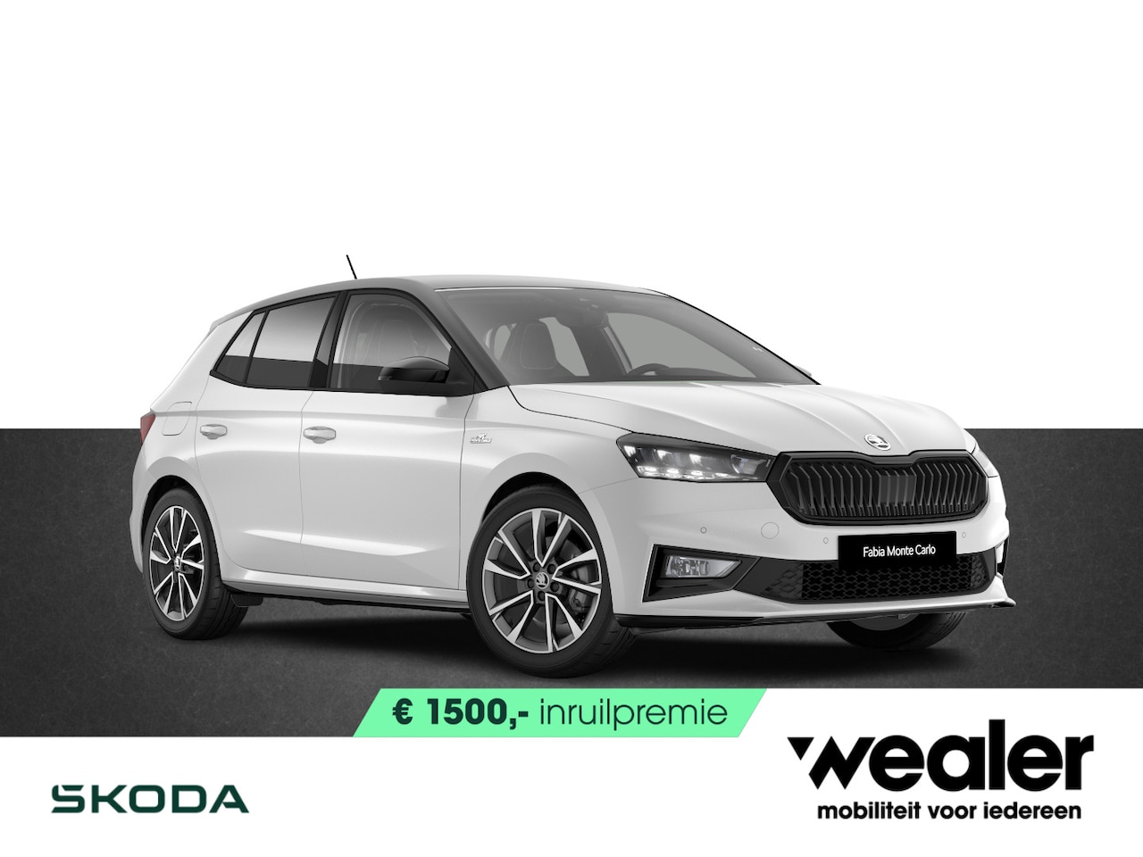 Skoda Fabia - Monte Carlo 1.0 TSI 115 PK DSG | Automaat | 17'' lichtmetalen velgen | Achteruitrijcamera - AutoWereld.nl