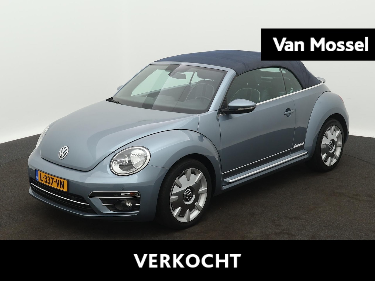 Volkswagen Beetle Cabriolet - 1.2 TSI Exclusive Series | Parkeersensoren Voor | Denim Style | Sport Dashboard | Stoelver - AutoWereld.nl