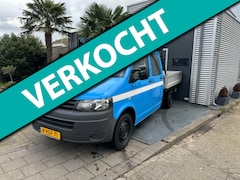 Volkswagen Transporter - 2.0 TDI L2H1 DC AIRCO 6 Persoons Lichte parkeer Schade