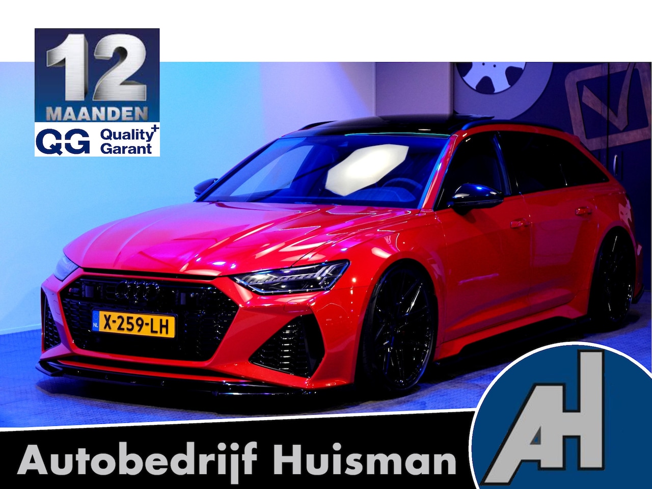 Audi A6 Avant - RS6 TFSI Quattro PANORAMADAK + SOFTCLOSE + HELIX HIGH END AUDIO + AKRAPOVIC KLEPPENUITLAAT - AutoWereld.nl