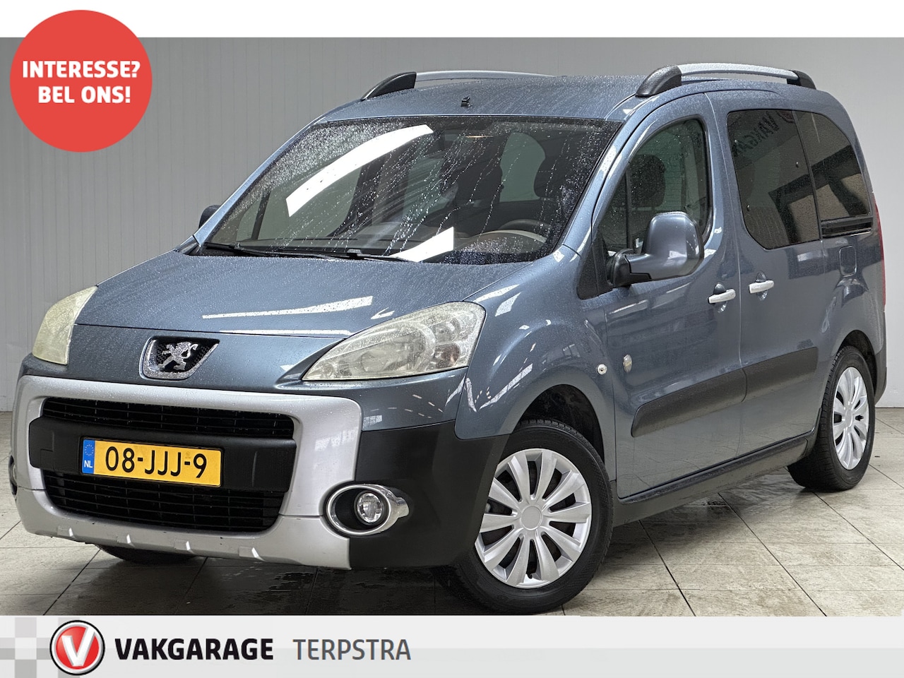 Peugeot Partner Tepee - 1.6 Outdoor/ D-Riem V.V./ 152.000/ Trekhaak/ Clima/ 2X Zij-Deur/ Elek.Pakket/ Getint-Glas/ - AutoWereld.nl