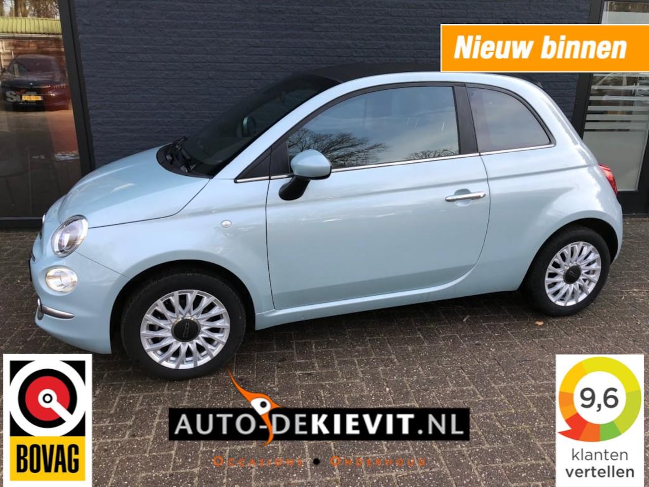 Fiat 500 C - 1.0 cabrio DOLCEVITA **Navigatie/carplay** - AutoWereld.nl